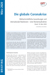 Die globale Coronakrise